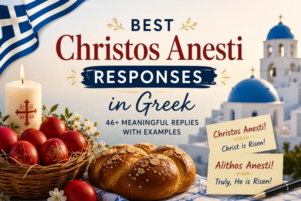 best christos anesti responses in greek