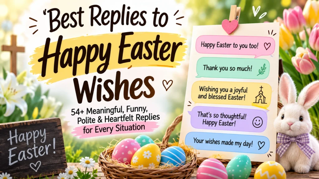 best replies to happy easter wishes