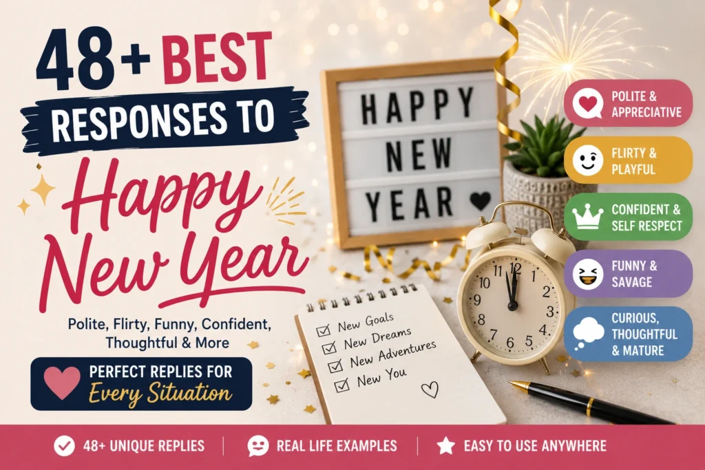 best responses to happy new year