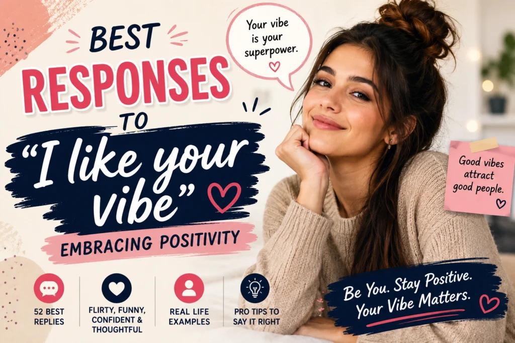best responses to i like your vibe i embracing positivity