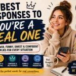 best responses to youre a real one