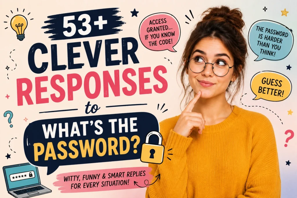 clever responses to what s the password