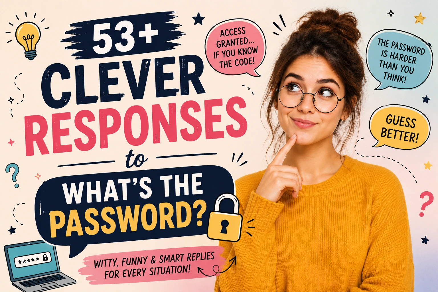 clever responses to what s the password