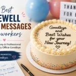 farewell cake messages for coworkers