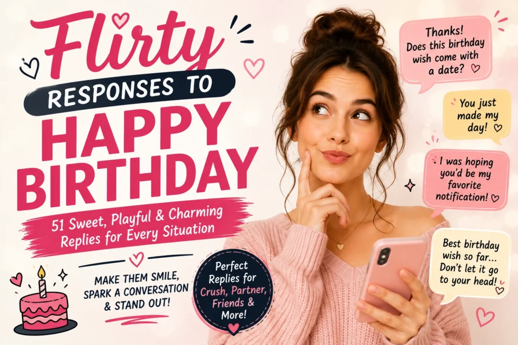 flirty responses to happy birthday