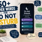 other words for do not disturb