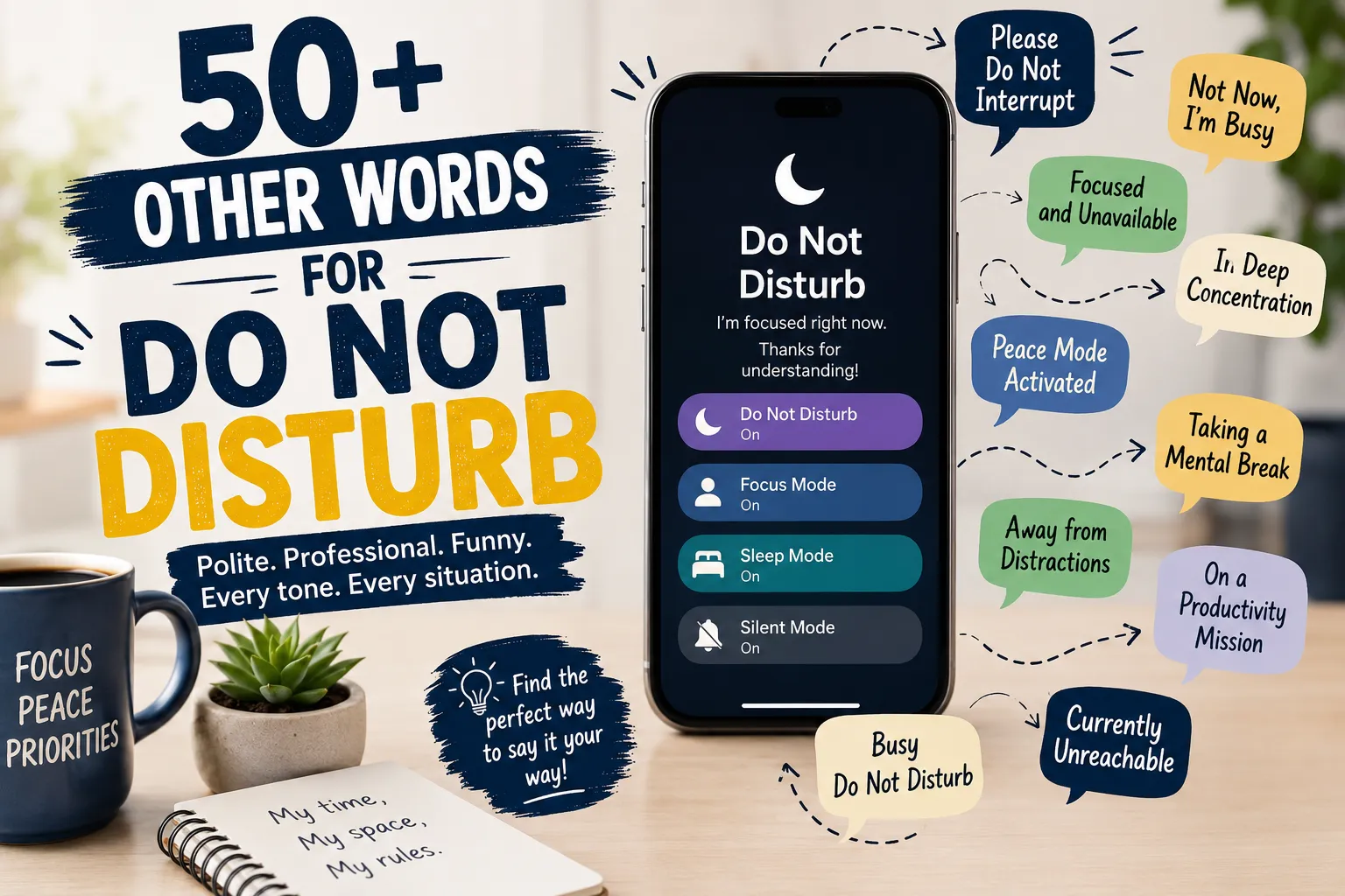 other words for do not disturb