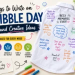 things to write on scribble day fun and creative ideas