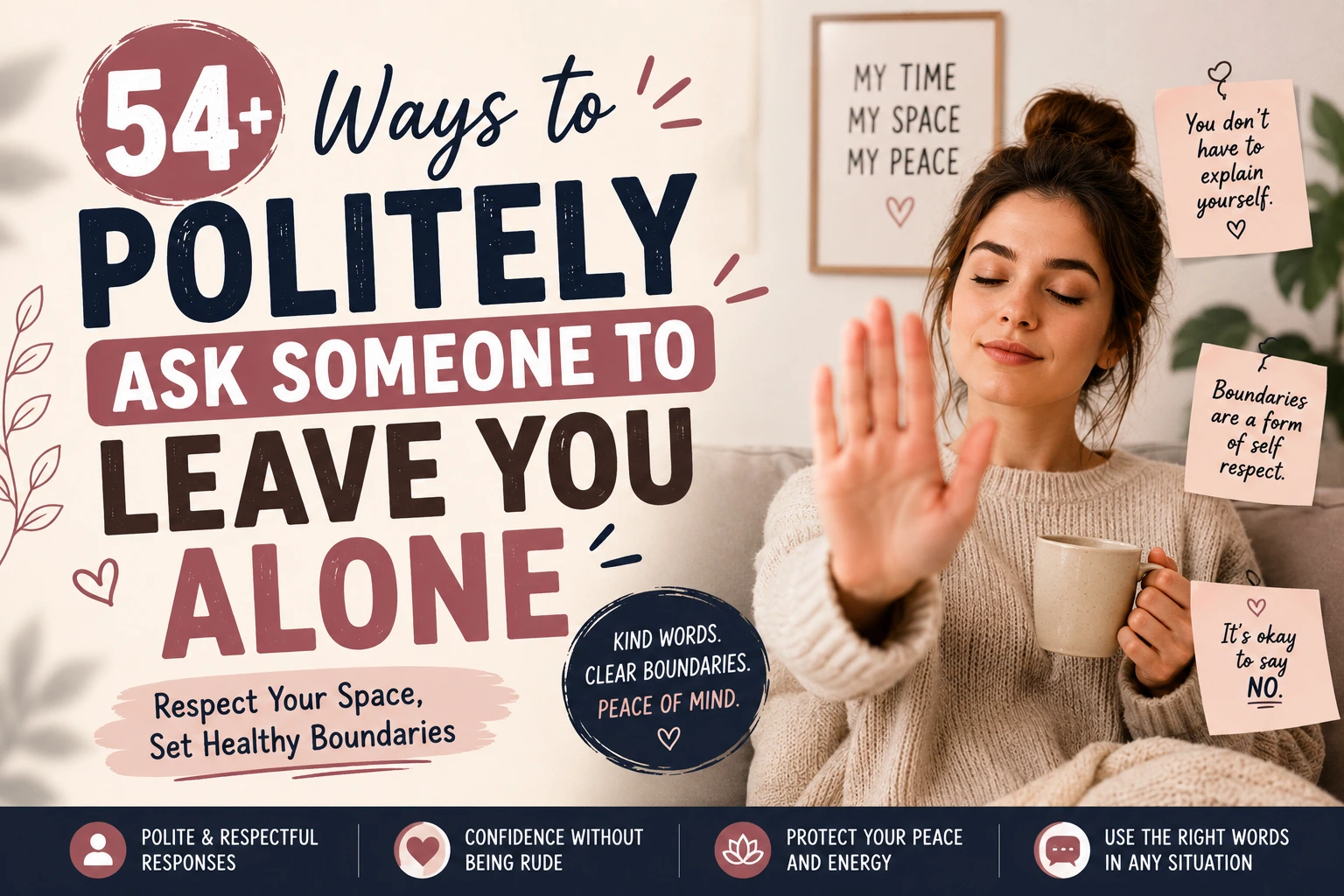 ways to politely ask someone to leave you alone
